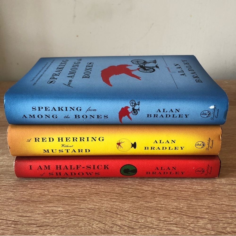 ALAN BRADLEY Novel Set of 3